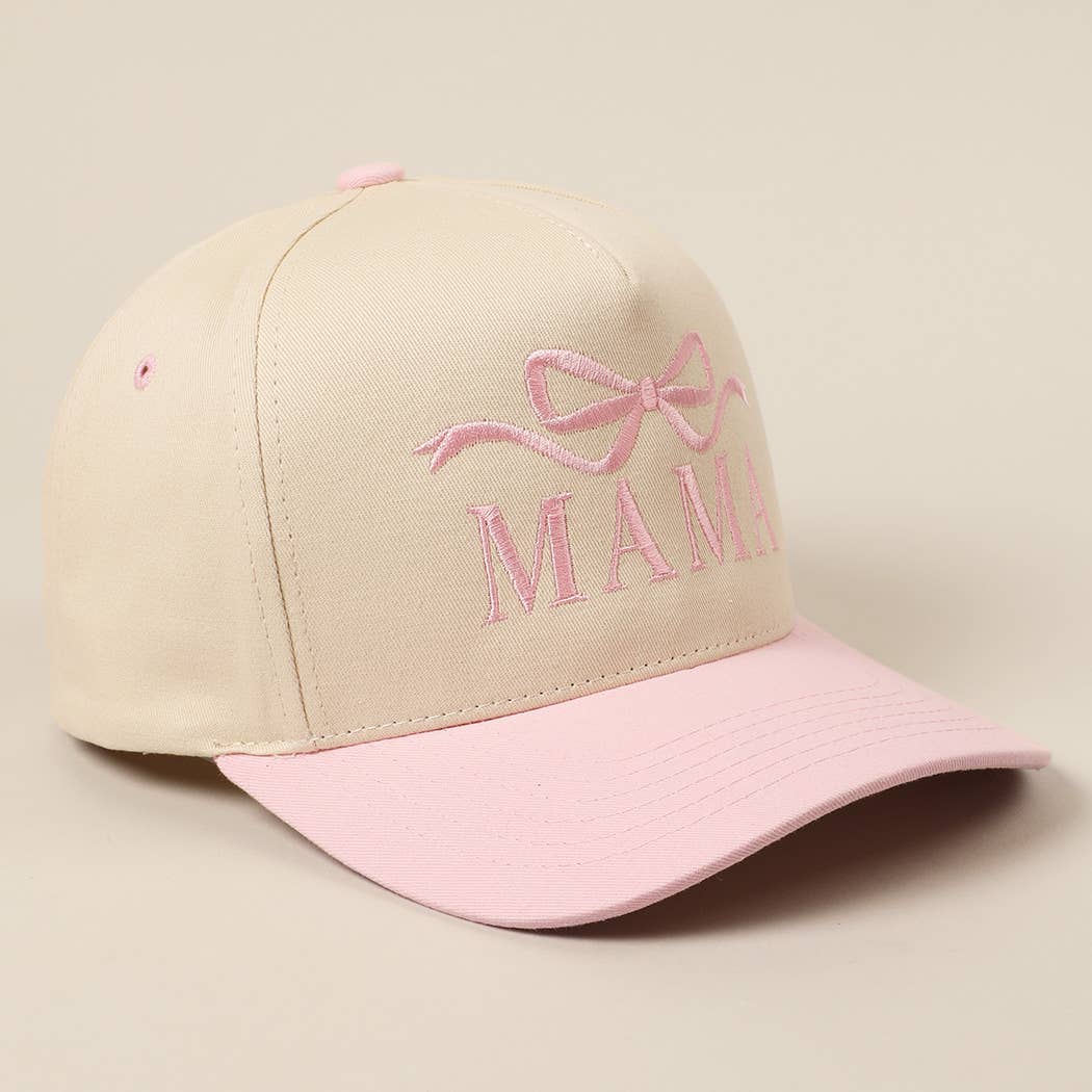 MAMA Ribbon Hat-PINK
